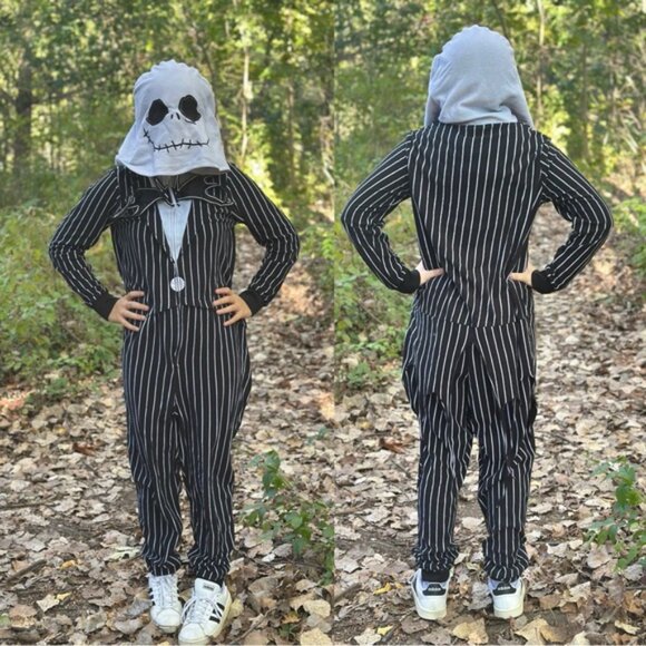 Disney | Nightmare Before Christmas Jack Skellington Onesie | Size Large (10/12) - Picture 2 of 10